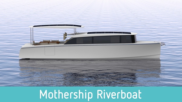 Mothership Solar Electric Riverboat